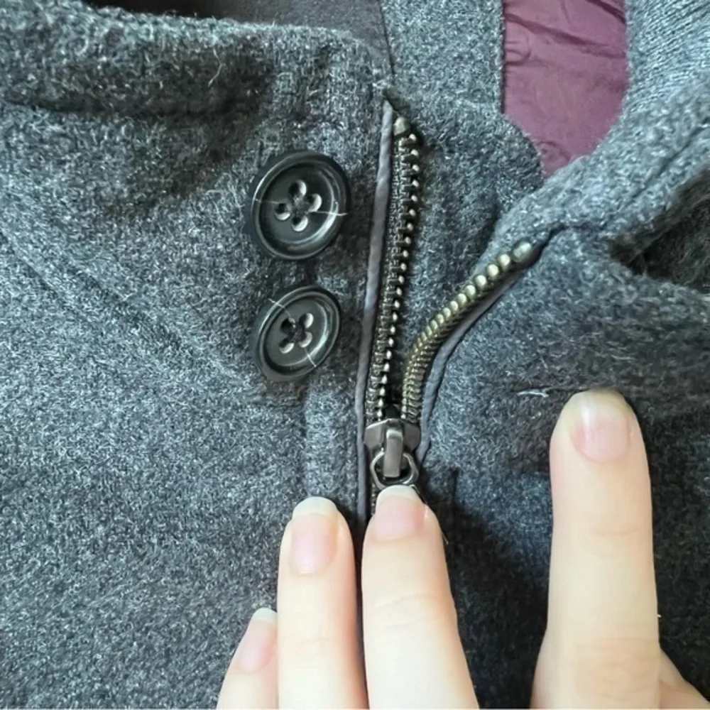 Banana Republic Wool‎ Blend Dark Gray Vest